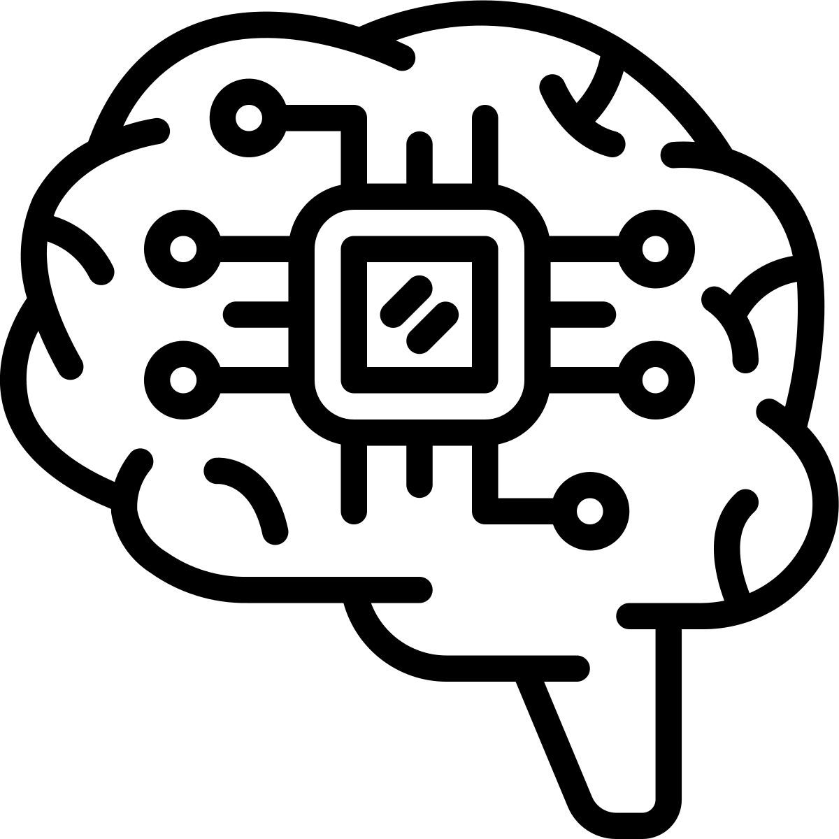 brain chip icon