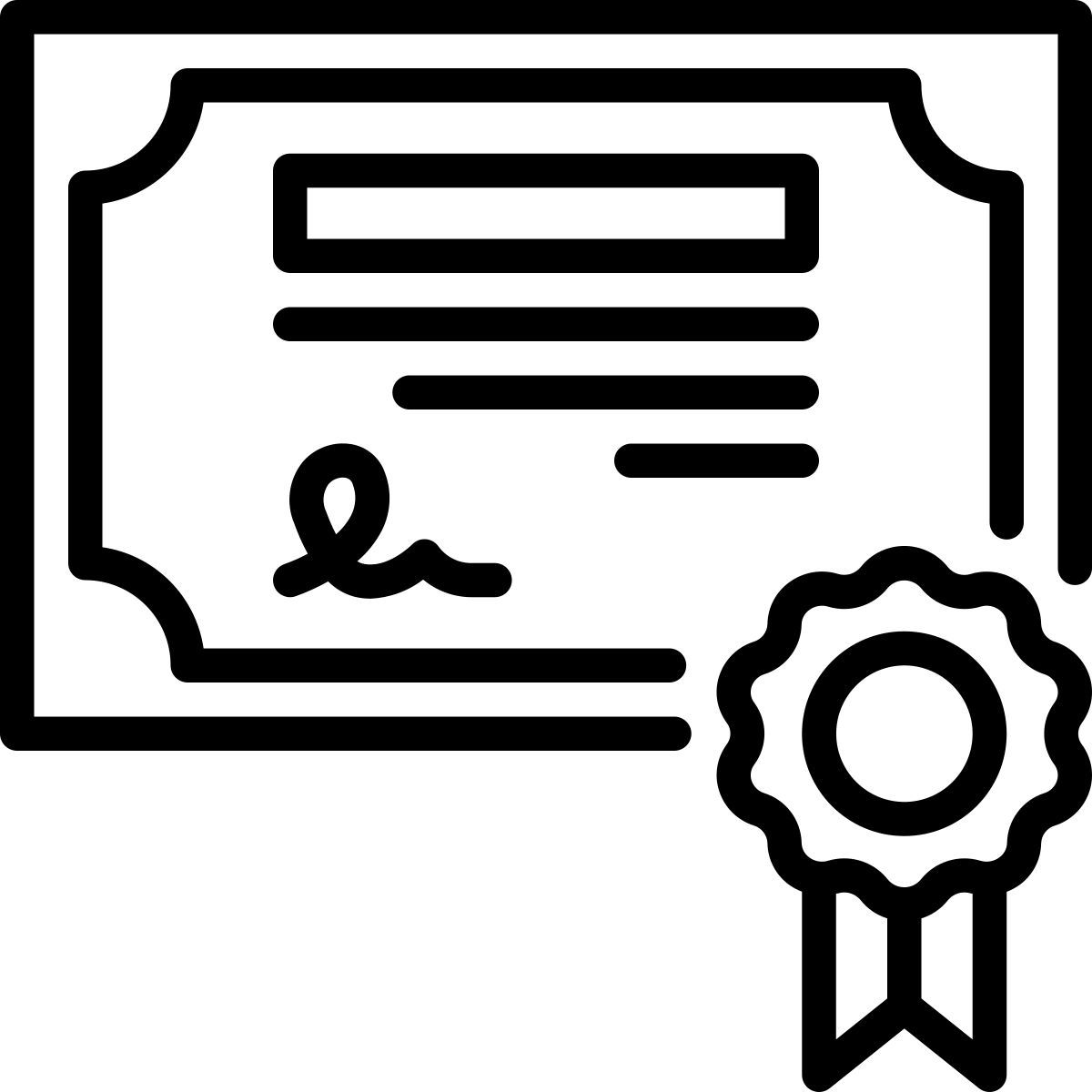 certificate icon