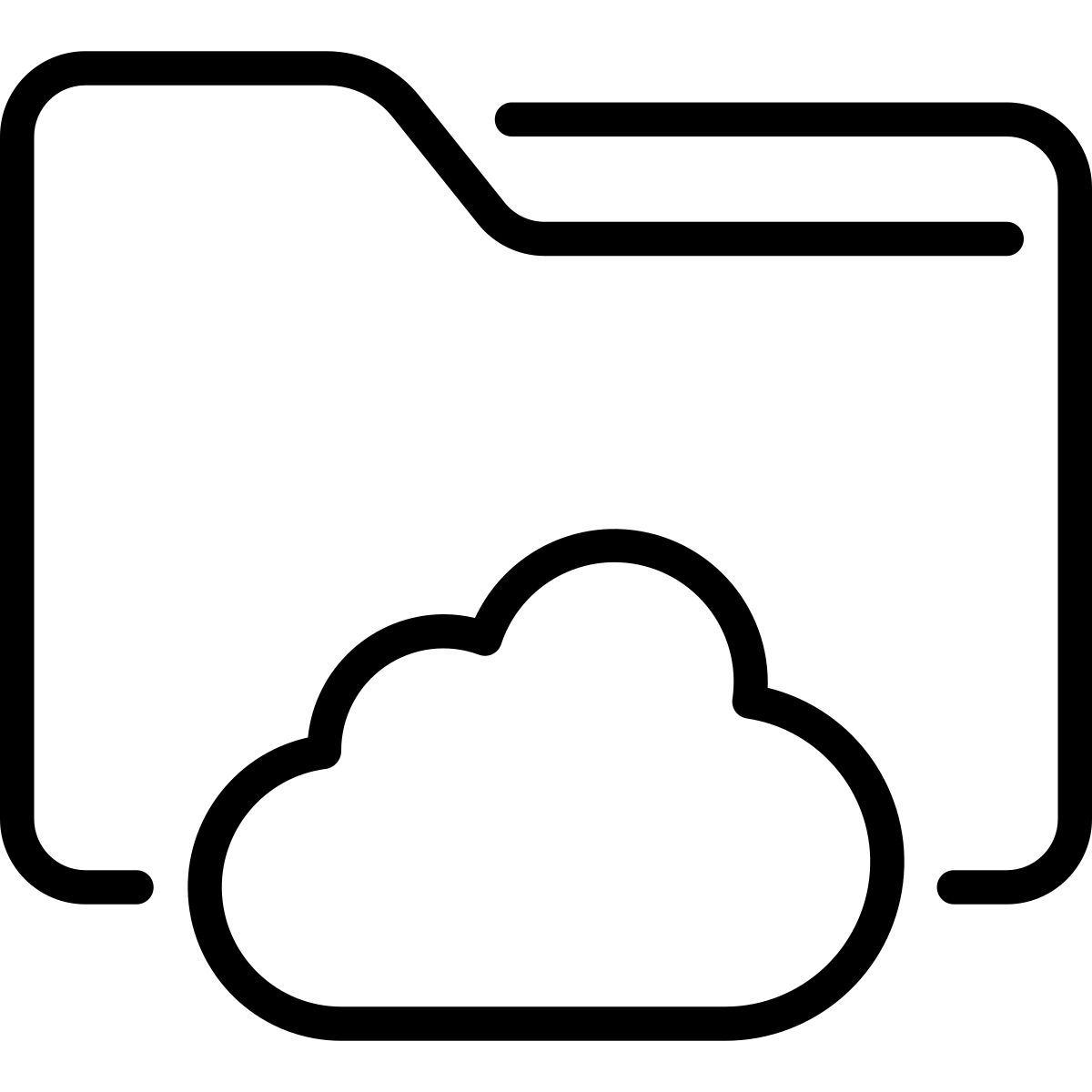 cloud folder icon