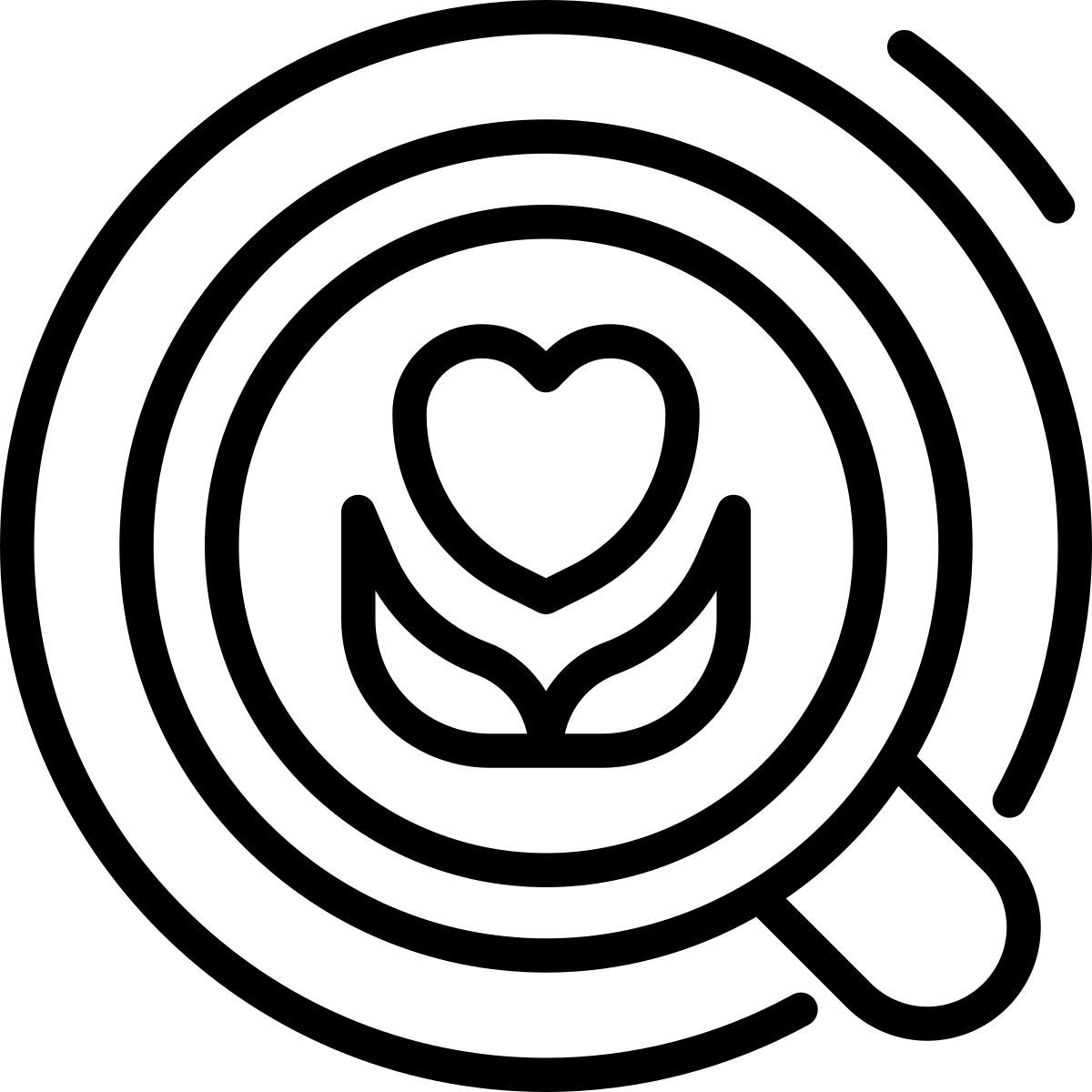 latte macchiato icon