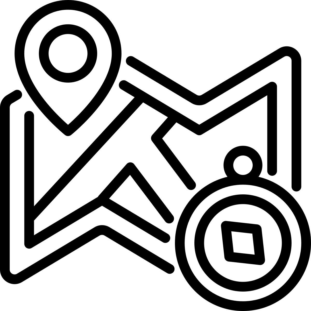 compass navigation icon