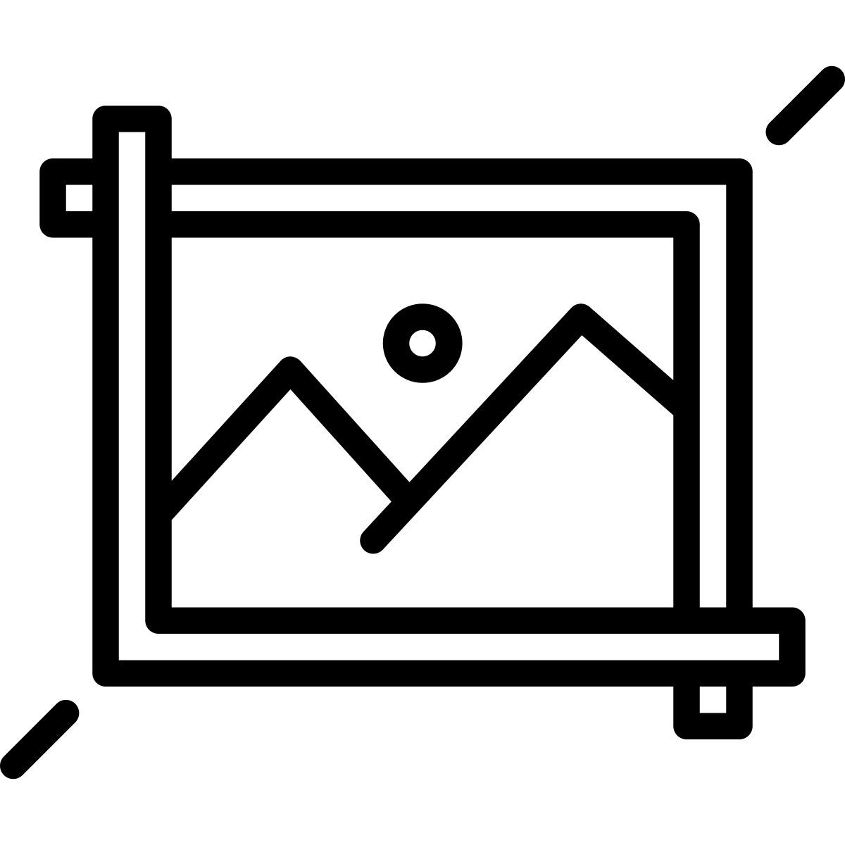 image crop icon