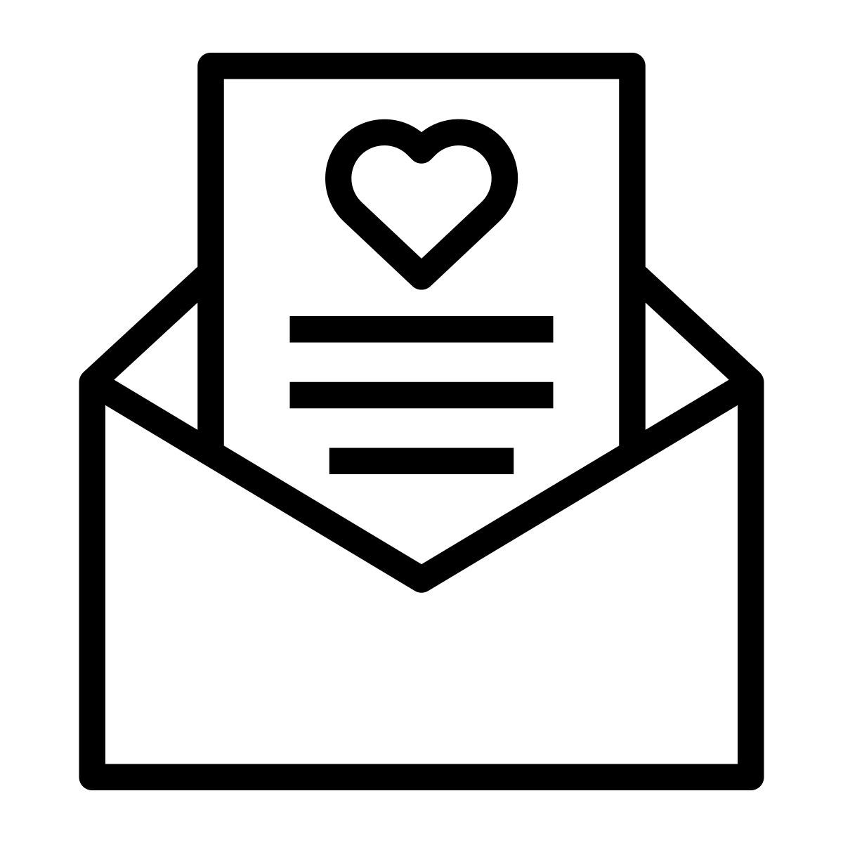 love letter icon