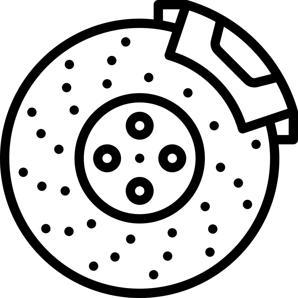 motorbike wheel icon