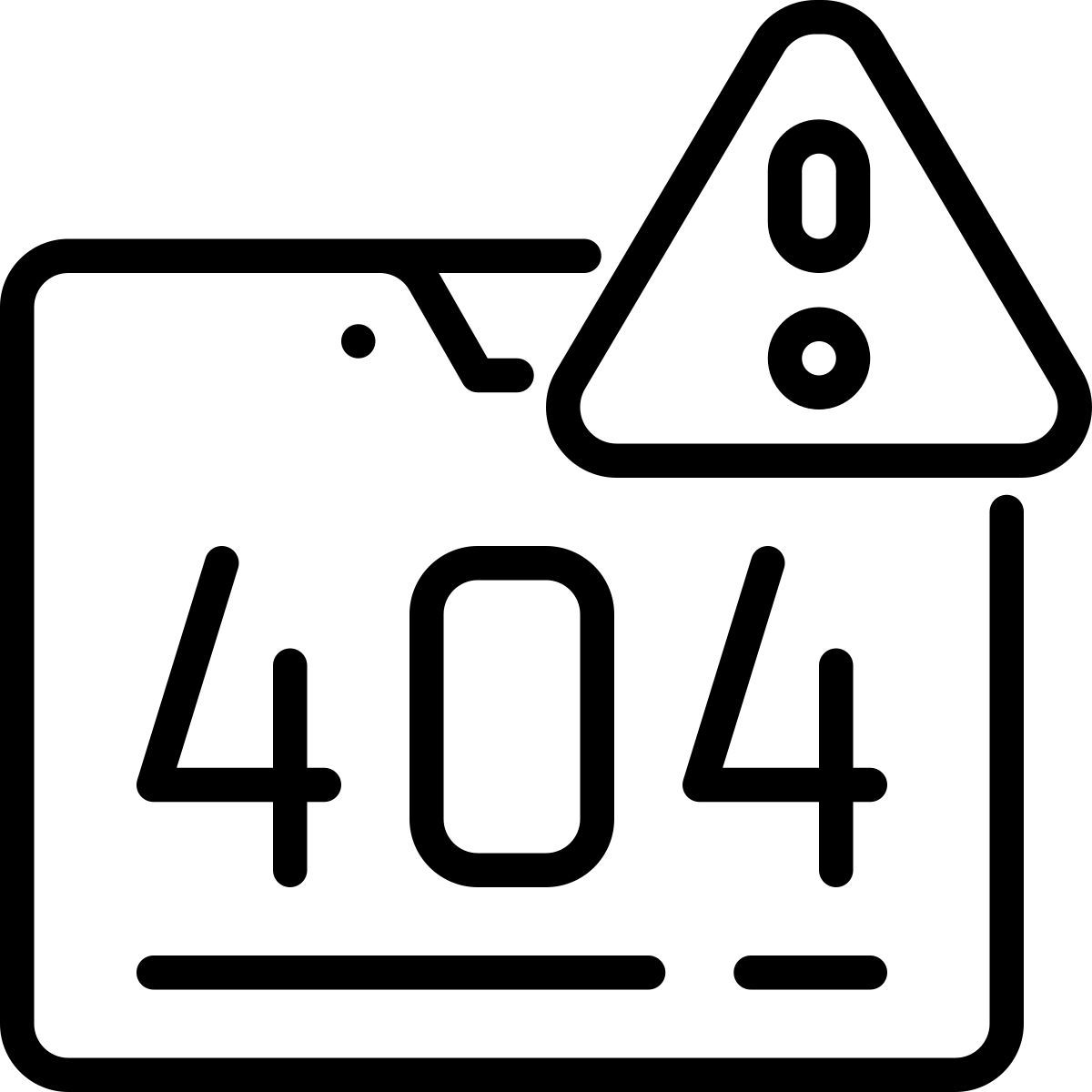 página não encontrada icon