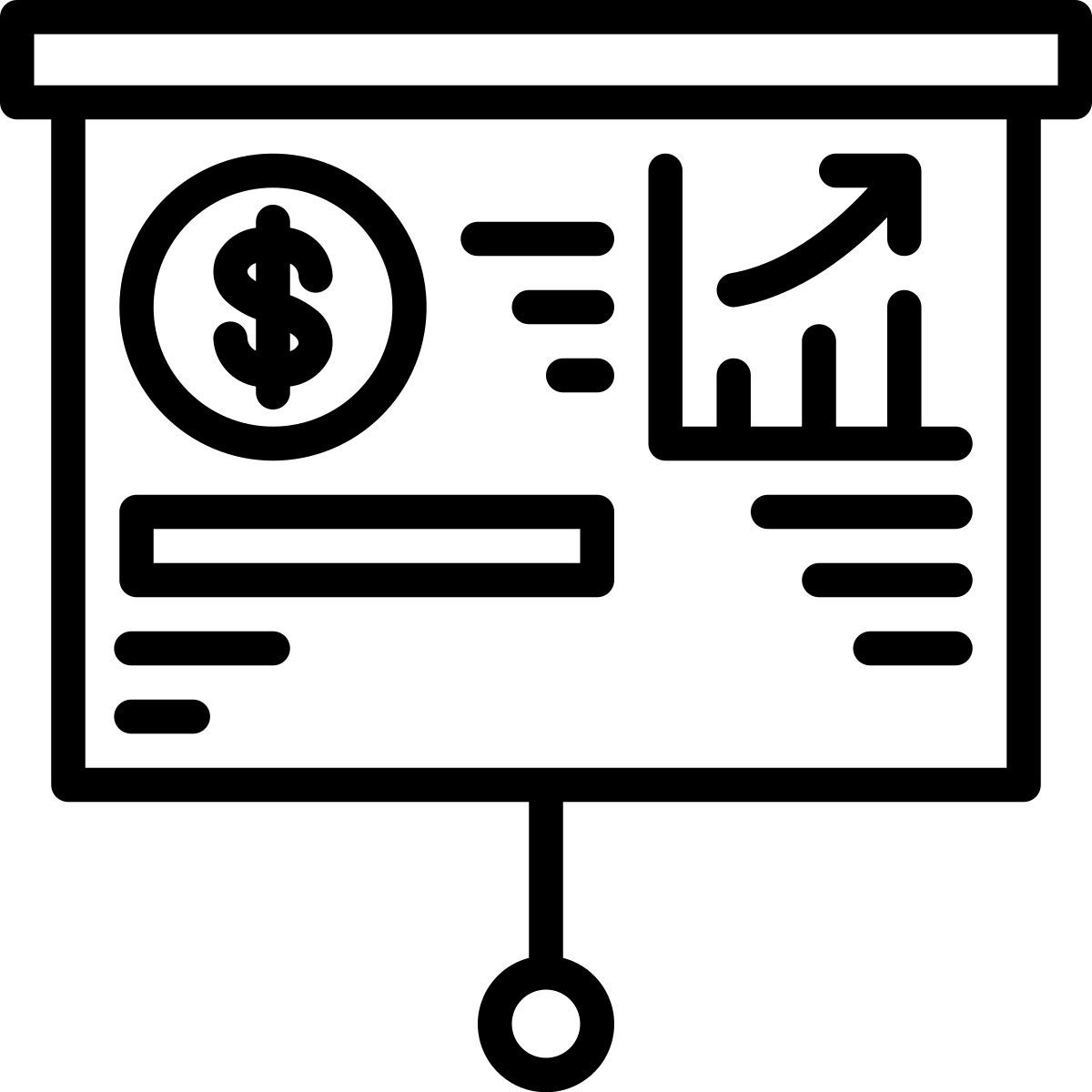 presentation board icon