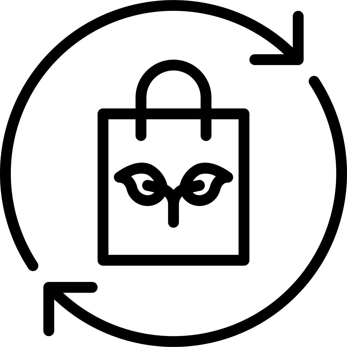 recycle plastics icon