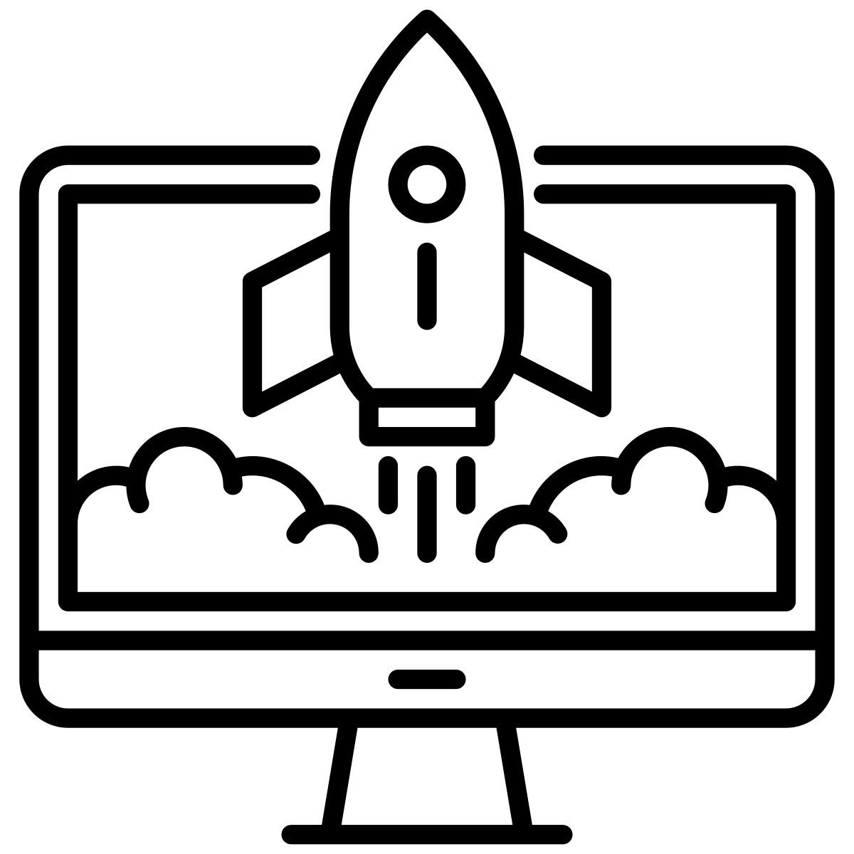 rocket launch icon