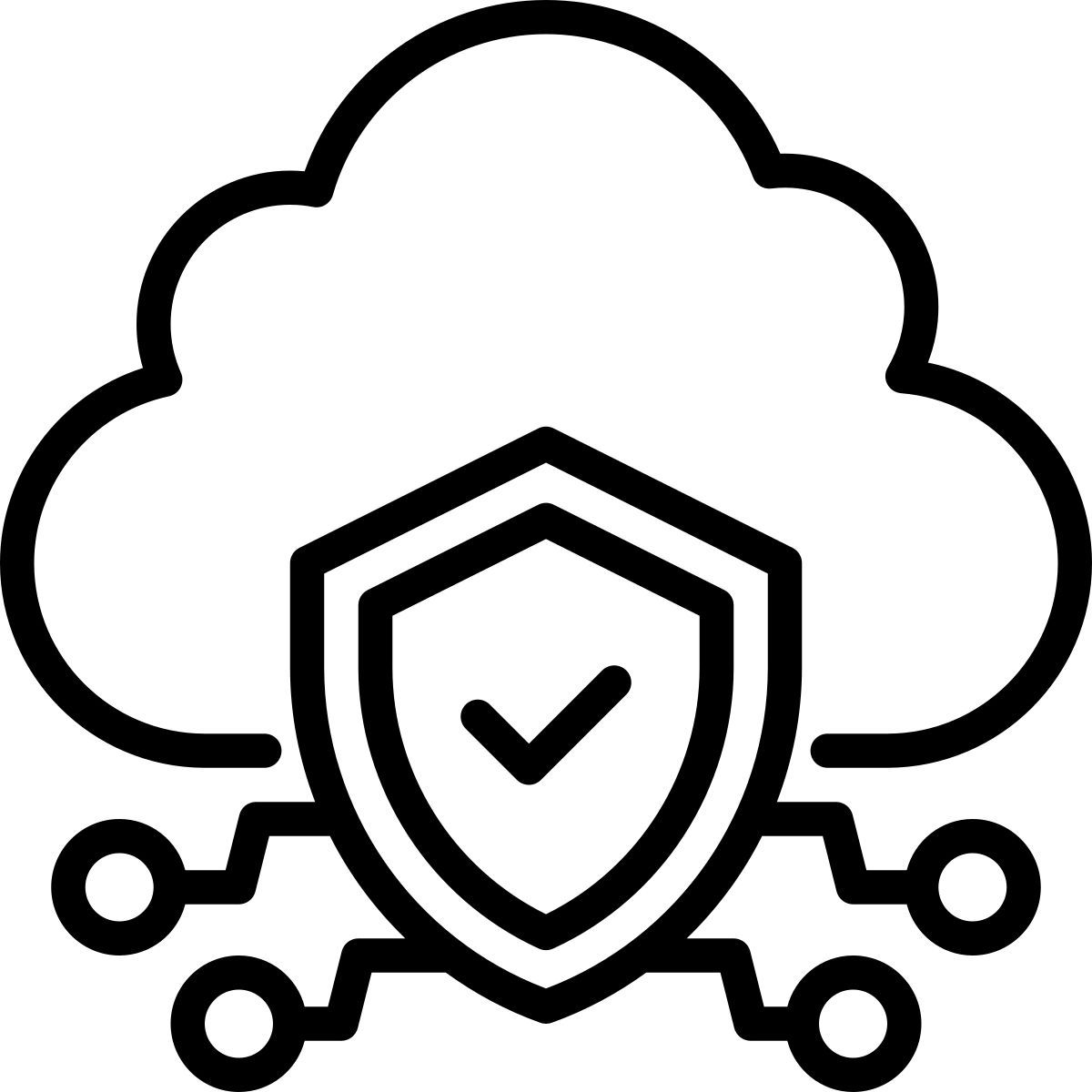 cloud security icon