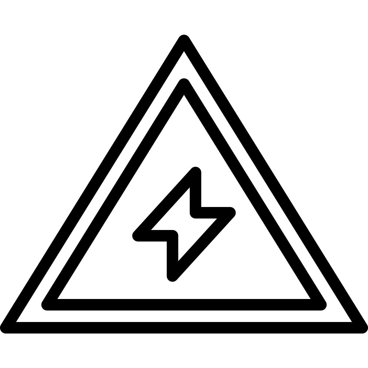 warning sign icon