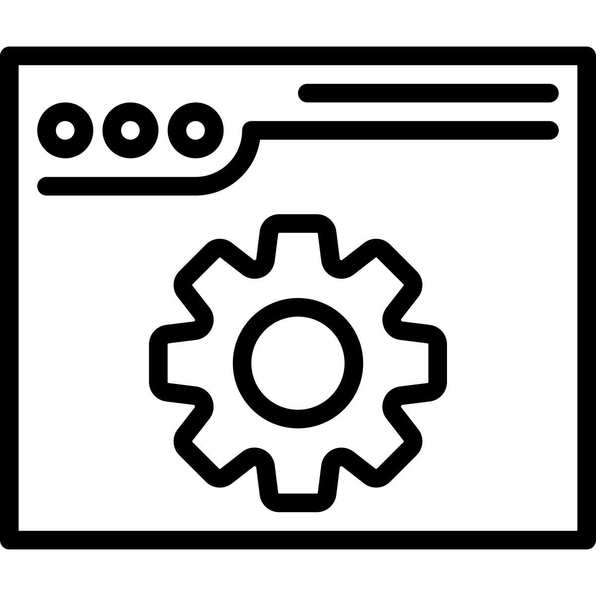 paramètres web icon
