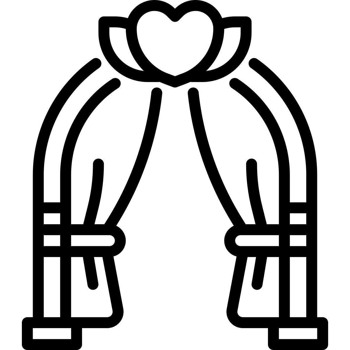 wedding arch icon