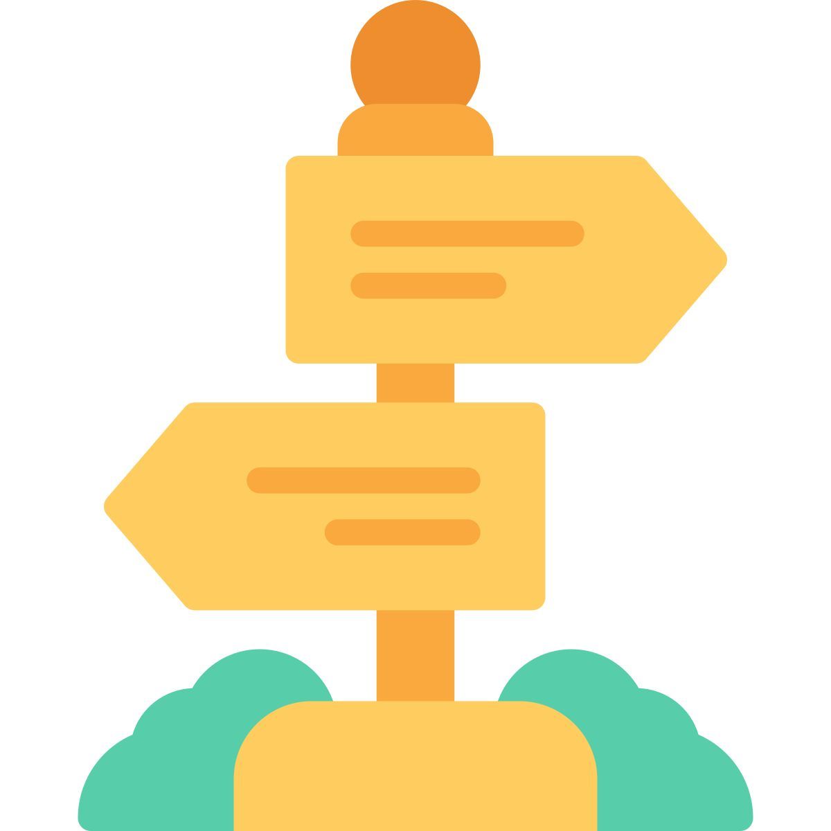 segnale di direzione icon