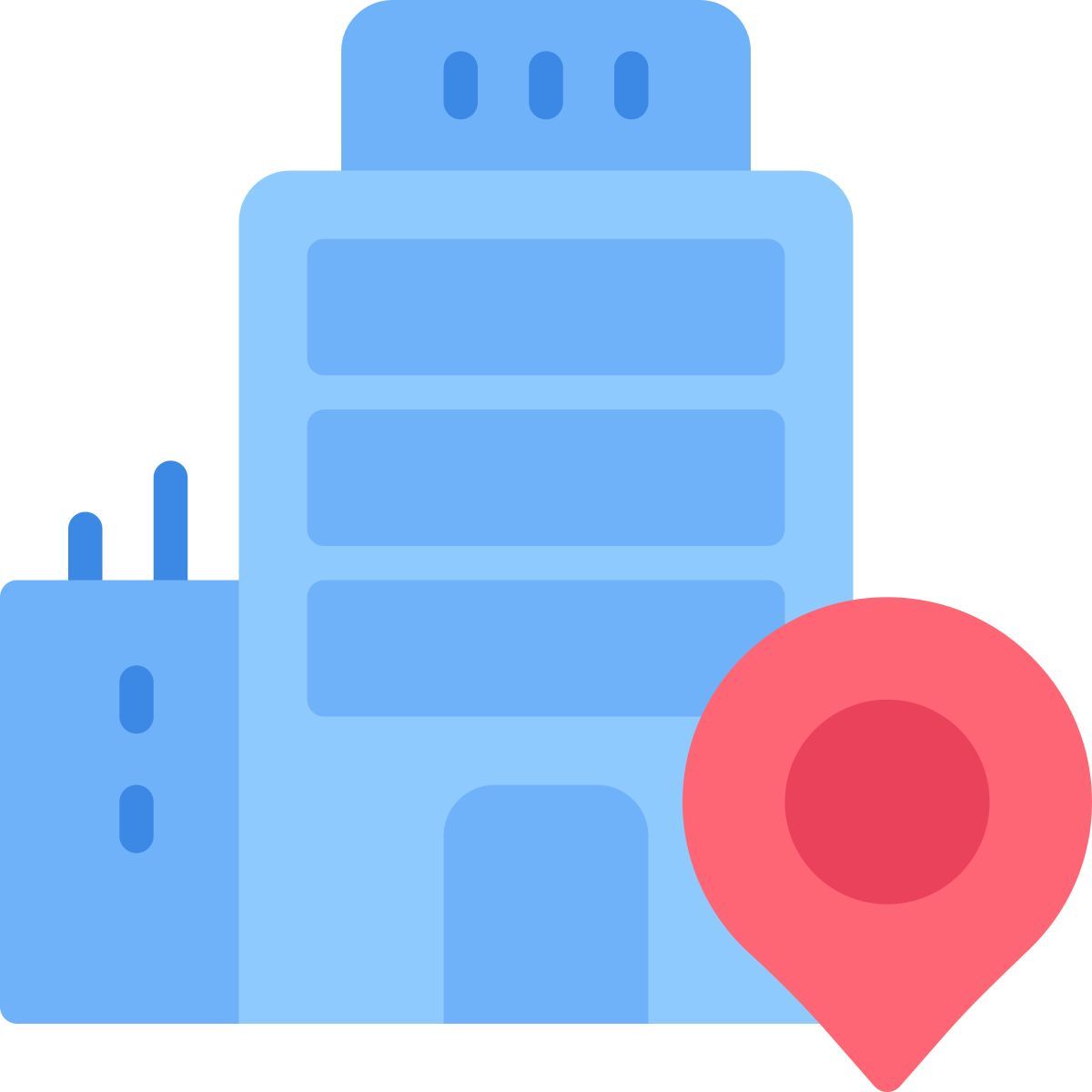 emplacement de l'hôtel icon