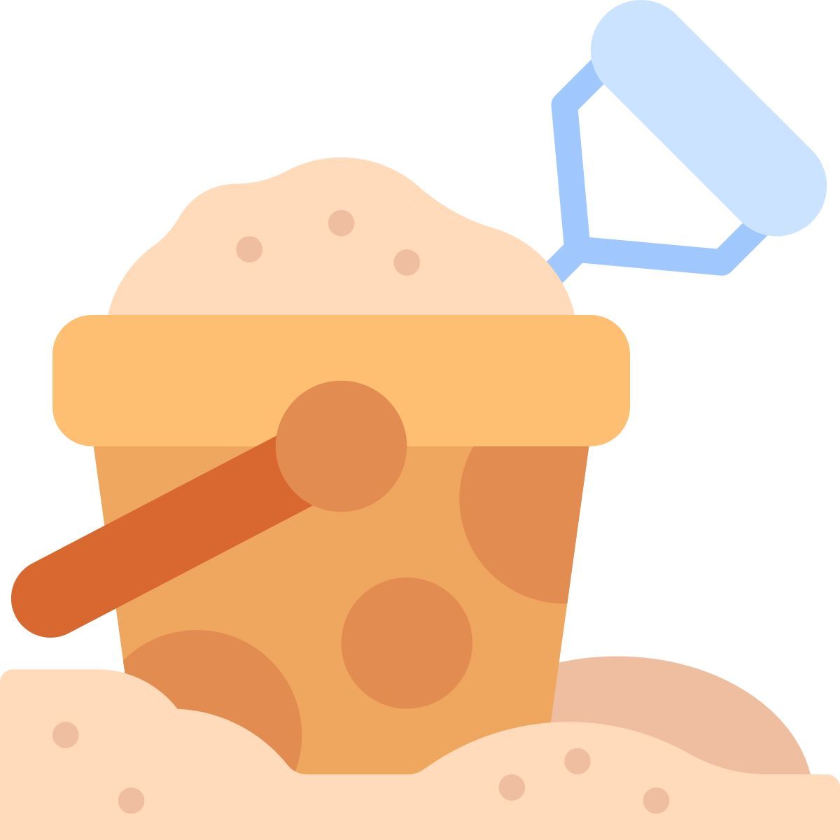 sand bucket icon