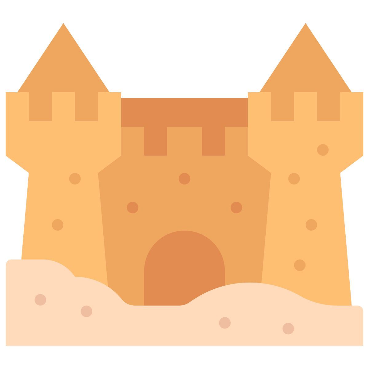 sand castle icon