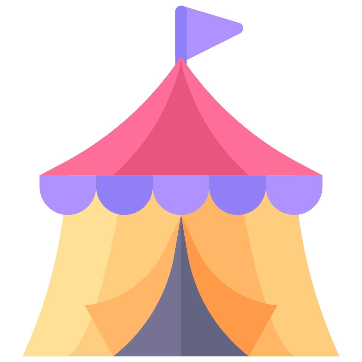circus tent icon