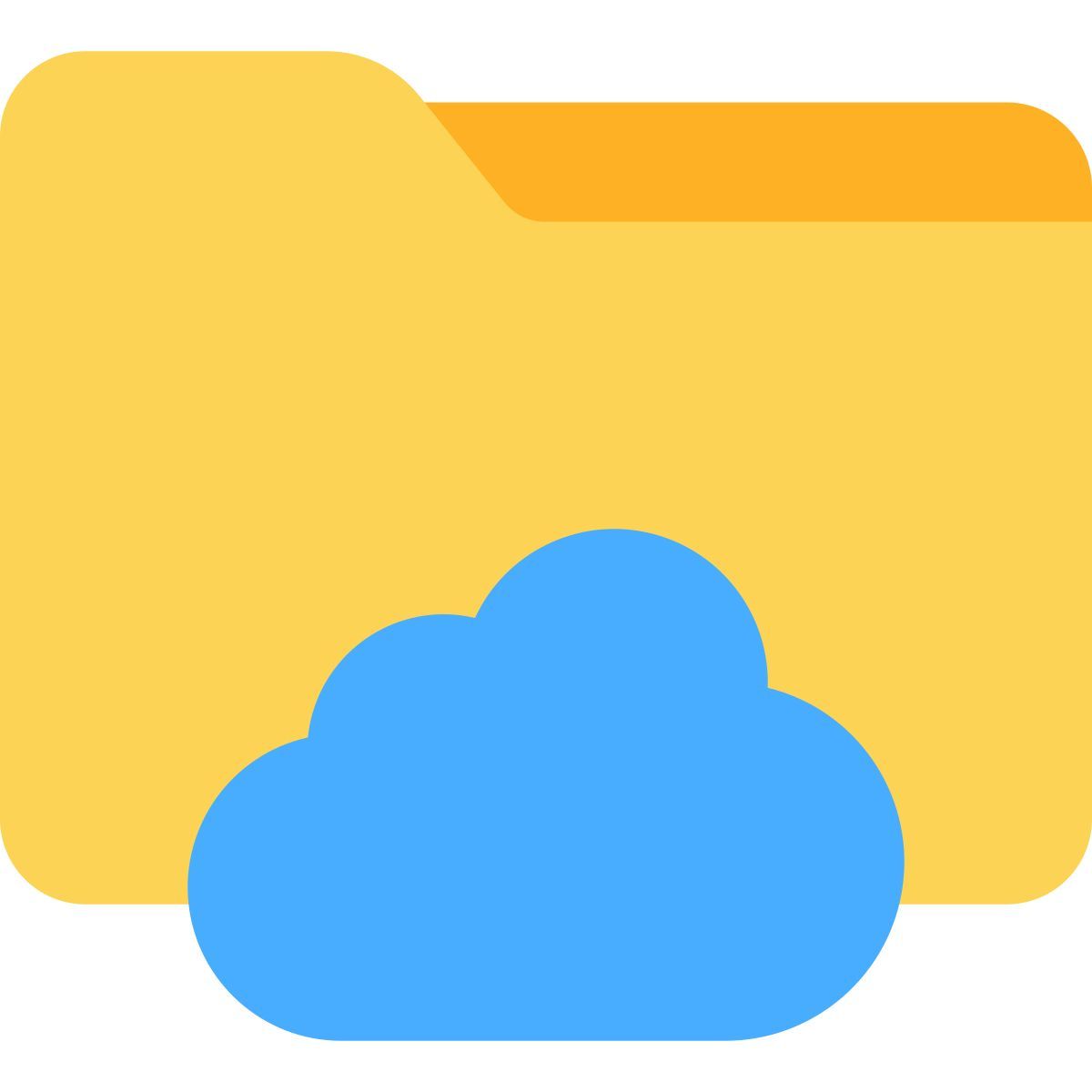 cloud folder icon