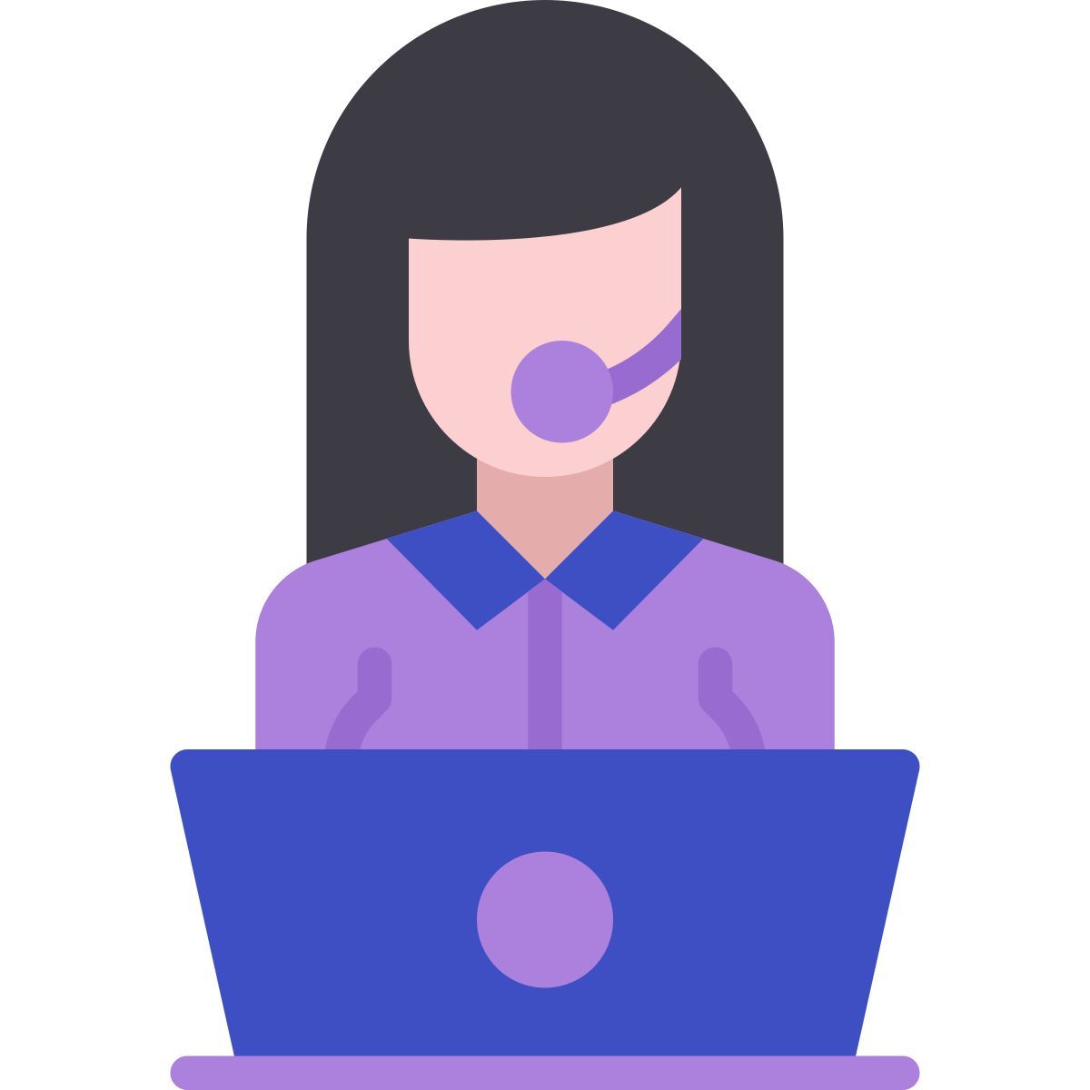 kundenservice mitarbeiter icon