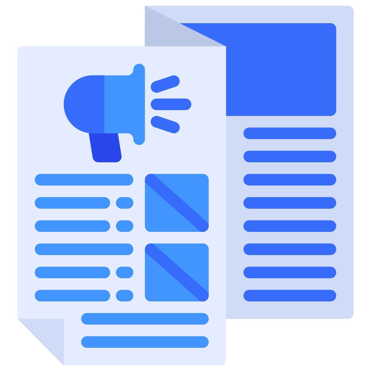 flyer promotion icon