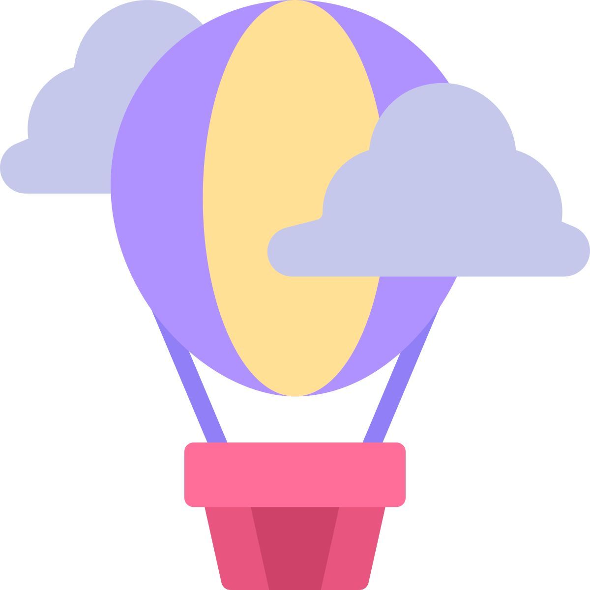 hot air balloon icon