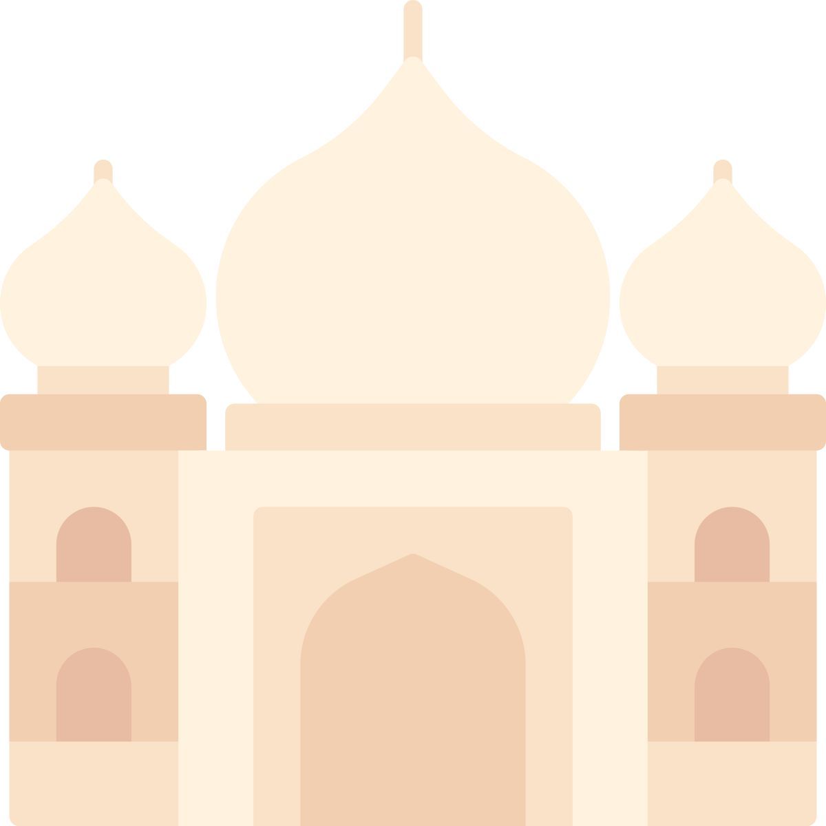 taj mahal icon