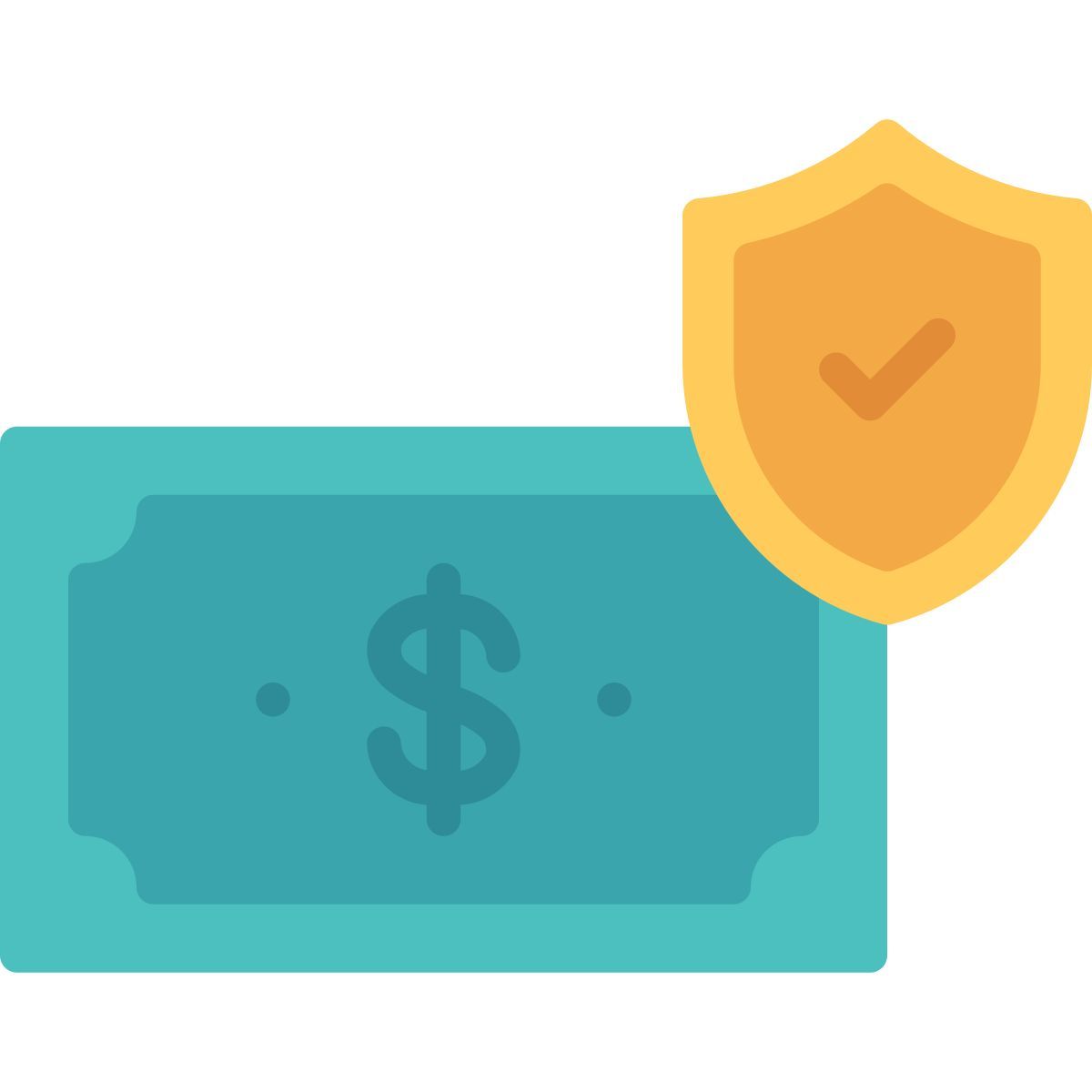 money shield icon