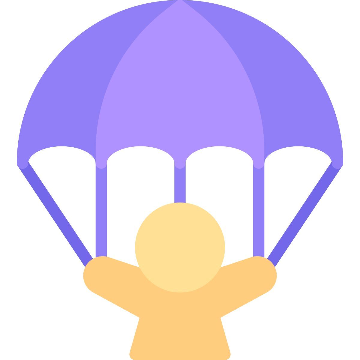 parachutist icon