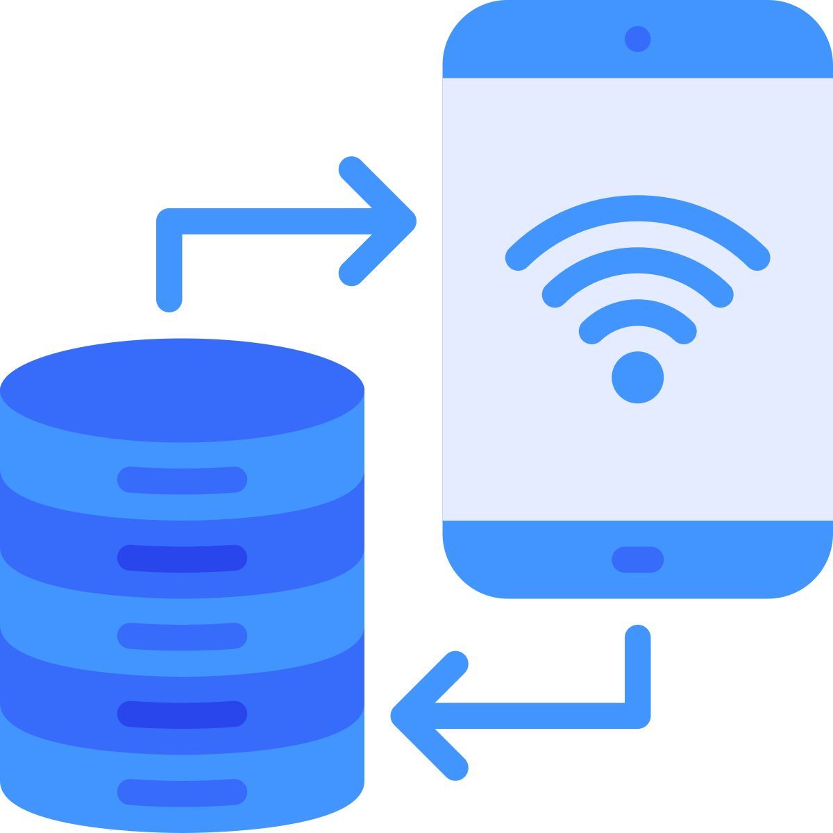 trasferisci dati icon