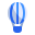 external air-hot-balloon-adventure-kmg-design-flat-kmg-design icon