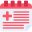 external calendar-medical-kmg-design-flat-kmg-design icon
