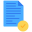 external document-folder-and-document-kmg-design-flat-kmg-design icon