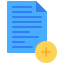 external add-file-folder-and-document-kmg-design-flat-kmg-design icon