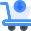 external add-to-cart-online-shopping-kmg-design-flat-kmg-design icon