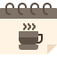 external calendar-coffee-shop-kmg-design-flat-kmg-design icon