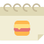 external calendar-food-and-restaurant-kmg-design-flat-kmg-design icon