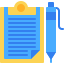 external clipboard-folder-and-document-kmg-design-flat-kmg-design icon