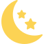 external crescent-moon-ramadan-kmg-design-flat-kmg-design icon