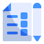 external document-business-management-kmg-design-flat-kmg-design icon