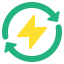 external energy-renewable-energy-kmg-design-flat-kmg-design icon