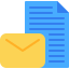 external envelope-folder-and-document-kmg-design-flat-kmg-design icon