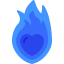 external fire-love-love-and-romance-kmg-design-flat-kmg-design icon