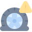 external flat-tire-automotive-kmg-design-flat-kmg-design icon