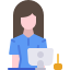external girl-jobs-and-professions-avatar-kmg-design-flat-kmg-design icon
