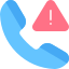 external missed-call-communication-kmg-design-flat-kmg-design icon