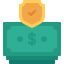 external money-shield-payment-2-kmg-design-flat-kmg-design icon