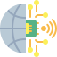 external network-artificial-intelligence-kmg-design-flat-kmg-design icon