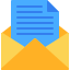 external open-mail-folder-and-document-kmg-design-flat-kmg-design icon