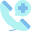 external phone-call-healthcare-kmg-design-flat-kmg-design icon