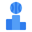 external podium-basketball-kmg-design-flat-kmg-design icon